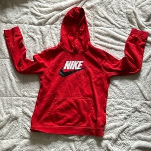 Red hoodie